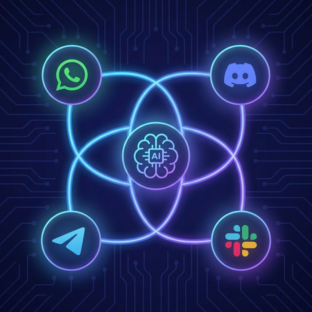 Integraciones de Clawdbot con WhatsApp, Discord, Telegram y Slack